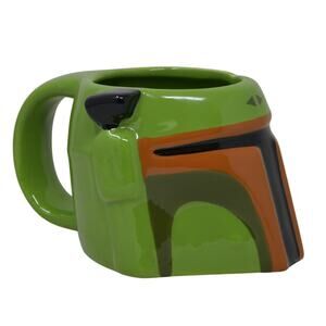 Star Wars Ep4 Boba Fett Ceramic Sculped Mug 2 Pzs Zak! 14.5 onzas